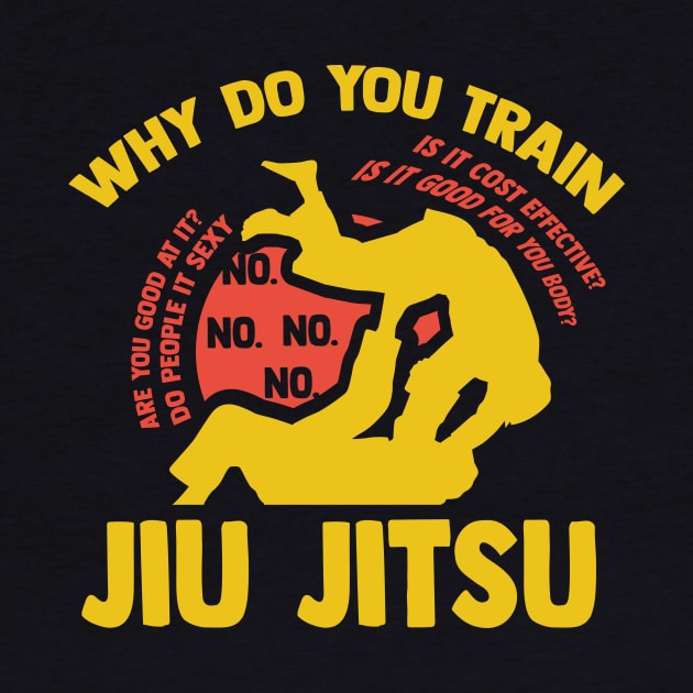 Train Jiu Jitsu gift by Lomitasu